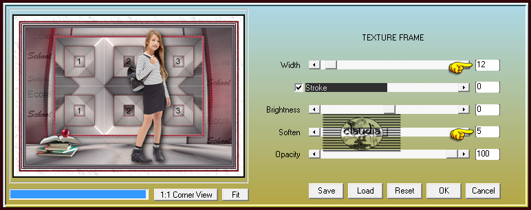 Effecten - Insteekfilters - AAA Frames - Texture Frame