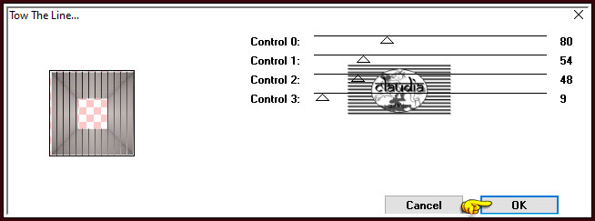 Effecten - Insteekfilters - Tramages - Tow The Line