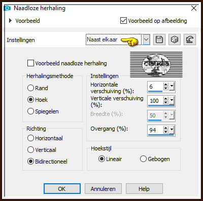 Effecten - Afbeeldingseffecten - Naadloze herhaling