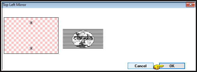 Effecten - Insteekfilters - Simple - Top Left Mirror :