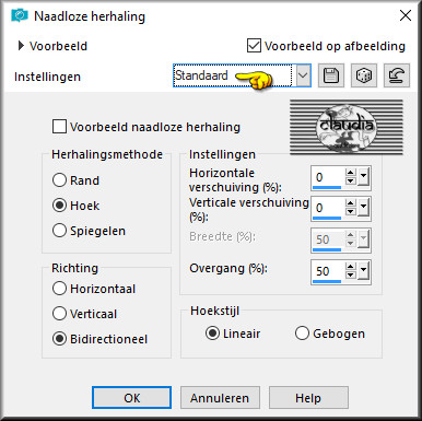 Effecten - Afbeeldingseffecten - Naadloze herhaling