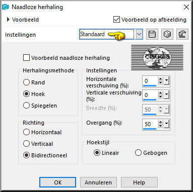 Effecten - Afbeeldingseffecten - Naadloze herhaling