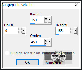 Voer deze getallen in