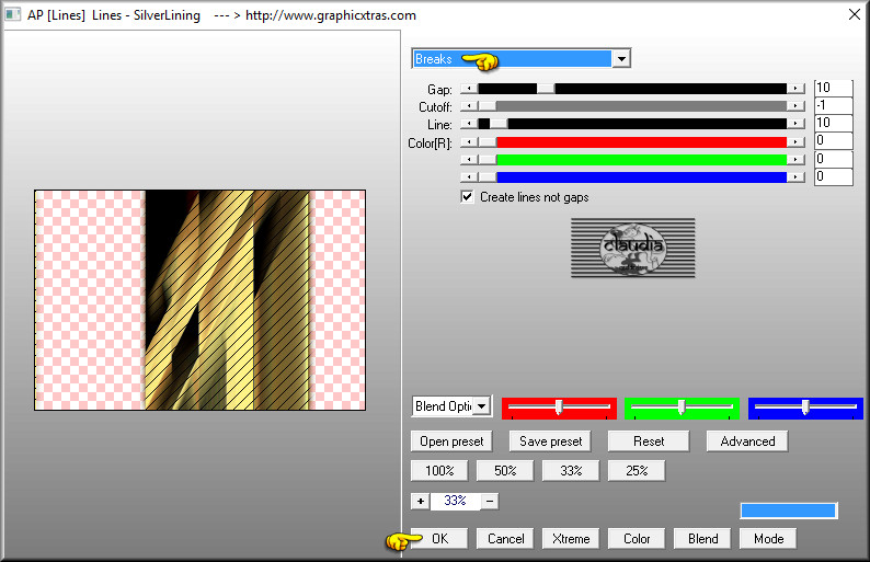 Effecten - Insteekfilters - AP [Lines] - Lines - SilverLining