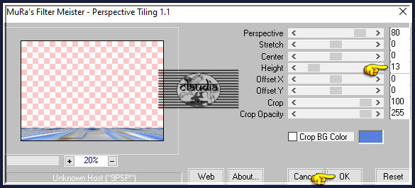 Effecten - Insteekfilters - MuRa's Meister - Perspective Tiling