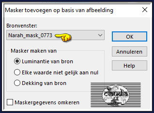 Lagen - Nieuwe maskerlaag - Uit afbeelding