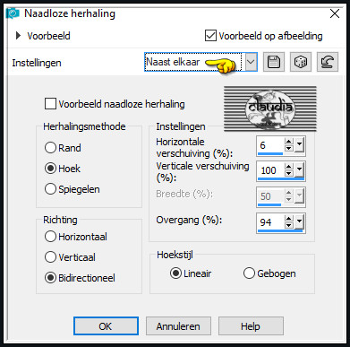 Effecten - Afbeeldingseffecten - Naadloze herhaling