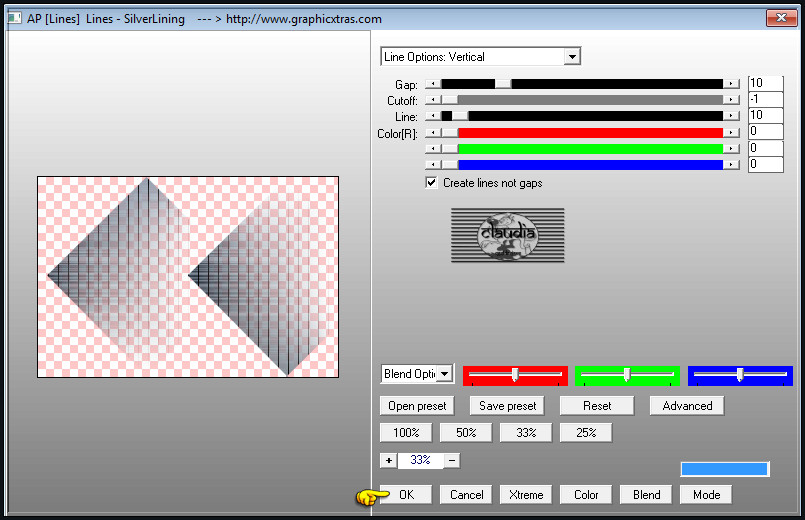 Effecten - Insteekfilters - AP [Lines] - Lines - SilverLining