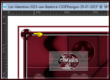 Of plaats het element zoals op het voorbeeld 