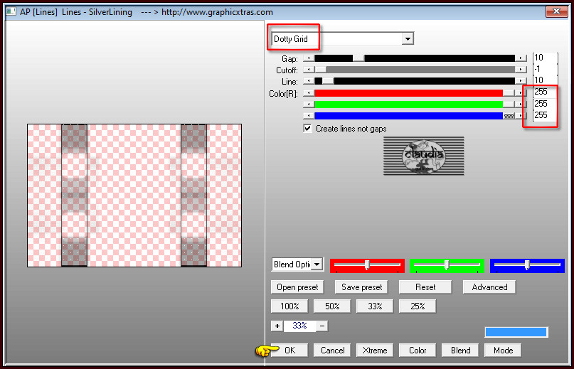 Effecten - Insteekfilters - AP [Lines] - Lines - SilverLining