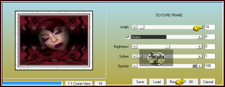 Effecten - Insteekfilters - AAA Frames - Texture Frame