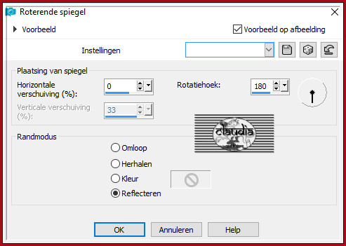 Effecten - Reflectie-effecten - Roterende spiegel