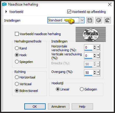 Effecten - Afbeeldingseffecten - Naadloze herhaling 