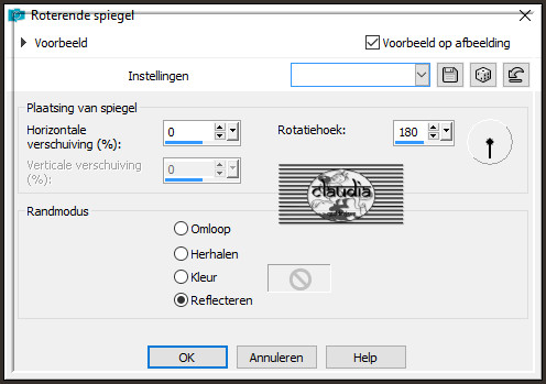 Effecten - Reflectie-effecten - Roterende spiegel 