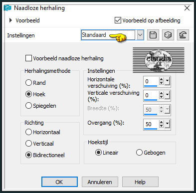 Effecten - Afbeeldingseffecten - Naadloze herhaling 