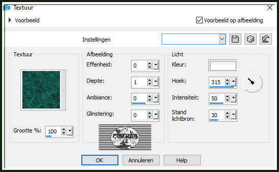 Effecten - Textuureffecten - Textuur