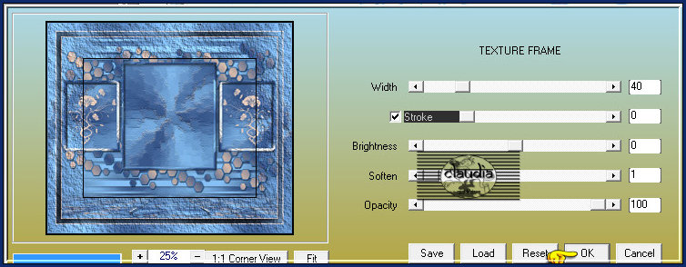 Effecten - Insteekfilters - AAA Frames - Texture Frame