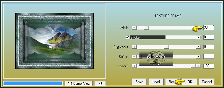 Effecten - Insteekfilters - AAA Frames - Texture Frame