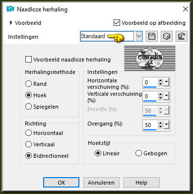 Effecten - Afbeeldingseffecten - Naadloze herhaling