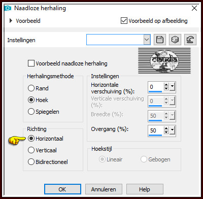 Effecten - Afbeeldingseffecten - Naadloze herhaling