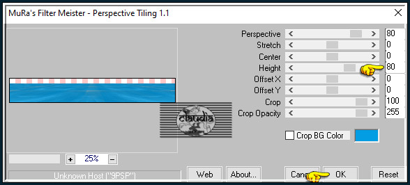 Effecten - Insteekfilters - MuRa's Meister - Perspective Tiling