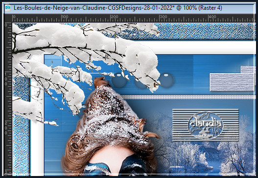 Plaats de tube links bovenaan