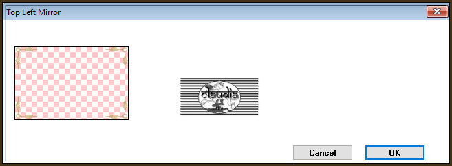 Effecten - Insteekfilters - Simple - Top Left Mirror