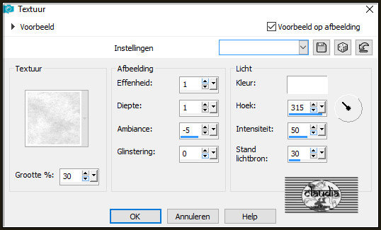 Effecten - Textuureffecten - Textuur