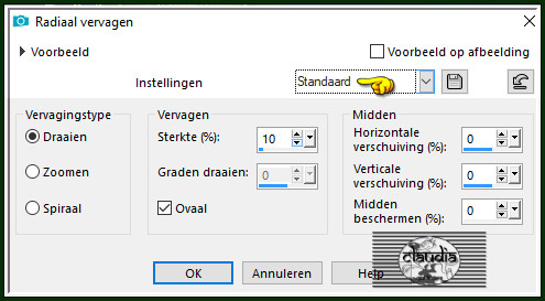 Aanpassen - Vervagen - Radiaal vervagen 