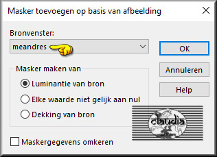 Lagen - Nieuwe maskerlaag - Uit afbeelding