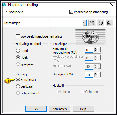 Effecten - Afbeeldingseffecten - Naadloze herhaling