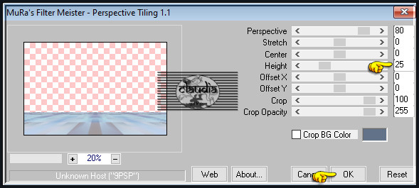 Effecten - Insteekfilters - MuRa's Meister - Perspective Tiling