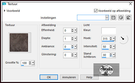 Effecten - Textuureffecten - Textuur