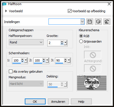 Effecten - Artistieke effecten - Halftoon