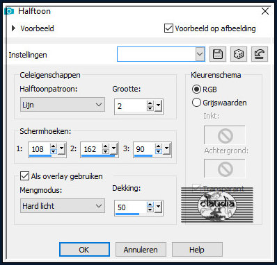 Effecten - Artistieke effecten - Halftoon
