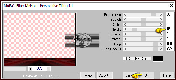 Effecten - Insteekfilters - MuRa's Meister - Perspective Tiling