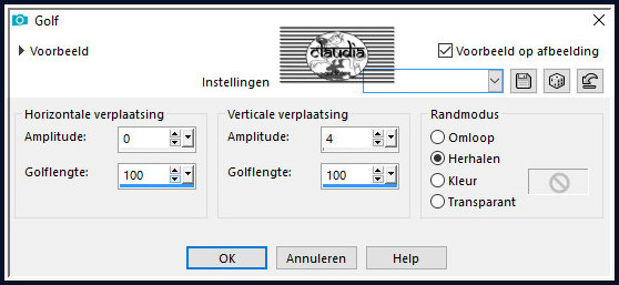 Effecten - Vervormingseffecten - Golf