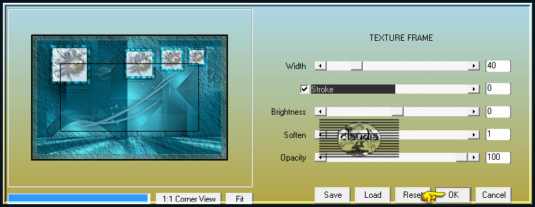 Effecten - Insteekfilters - AAA Frames - Texture Frame