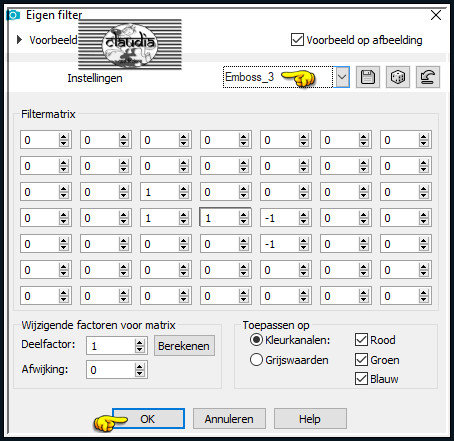 Effecten - Eigen filter - Emboss_3