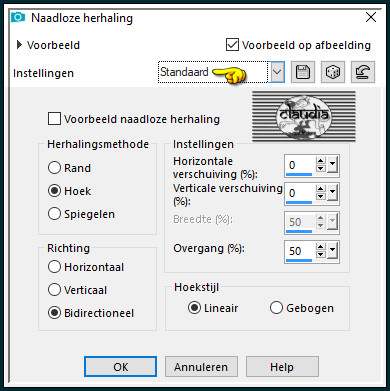 Effecten - Afbeeldingseffecten - Naadloze herhaling