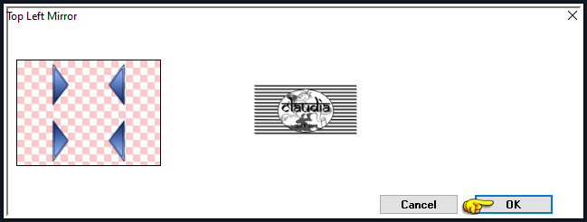 Effecten - Insteekfilters - Simple - Top Left Mirror