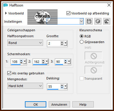 Effecten - Artistieke effecten - Halftoon