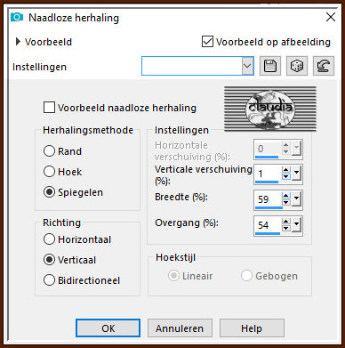 Effecten - Afbeeldingseffecten - Naadloze herhaling