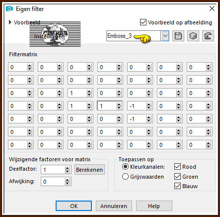 Effecten - Eigen filter - Emboss_3