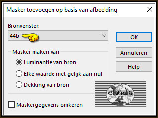Lagen - Nieuwe maskerlaag - Uit afbeelding