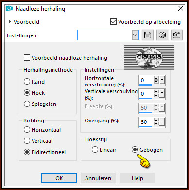 Effecten - Afbeeldingseffecten - Naadloze herhaling