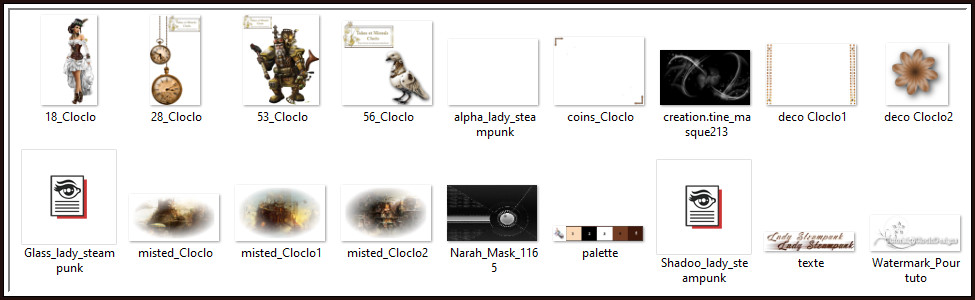 Inhoud Materialen Map