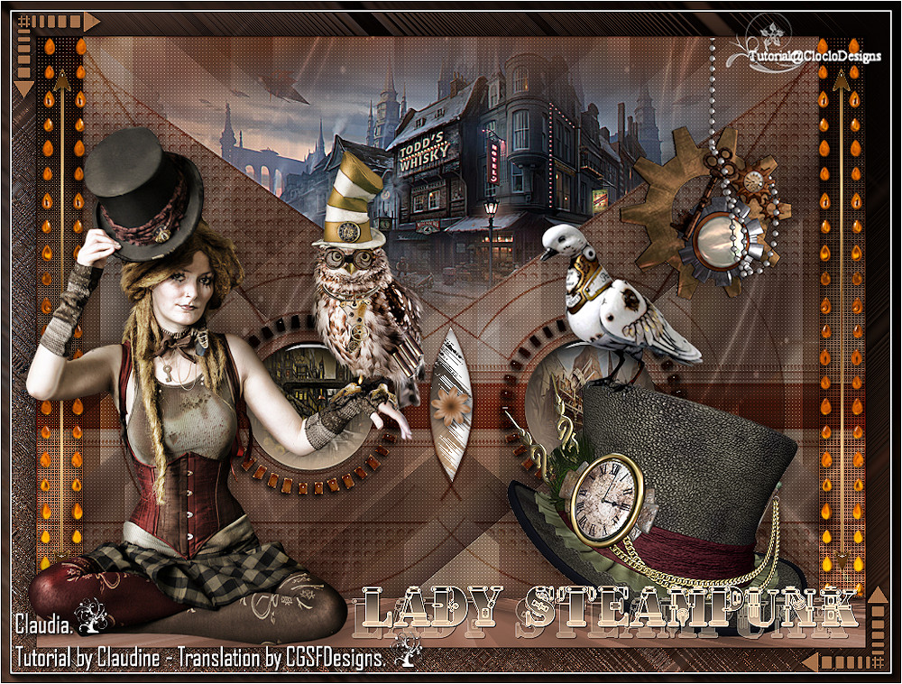 Les : Lady Steampunk van Claudine