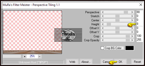 Effecten - Insteekfilters - MuRa's Meister - Perspective Tiling