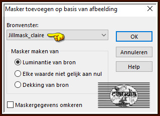 Lagen - Nieuwe maskerlaag - Uit afbeelding